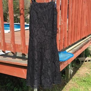 NWT LULU black lace dress size small